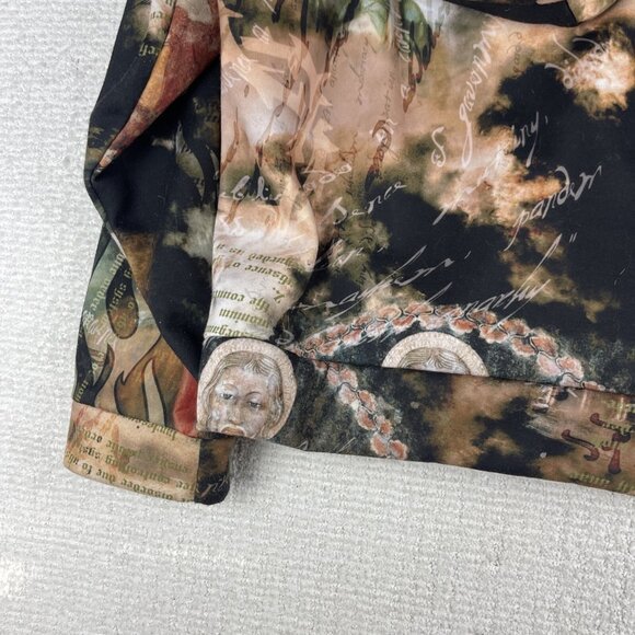 Jaded London Women's Renaissance AOP Y2K Hoodie Sweatshirt Sz 4 US, 36 EU - Picture 16 of 16